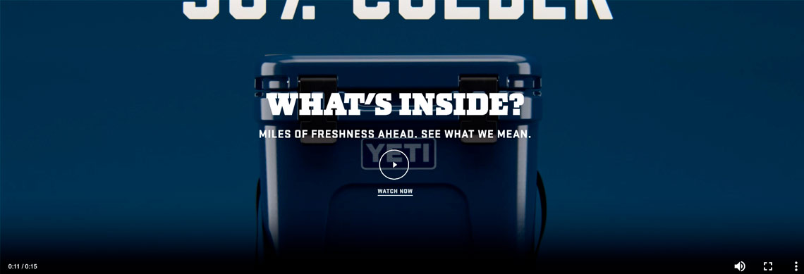 Product page on-page content example of embedding videos that increases conversion rate and user experience