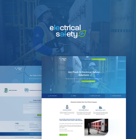 Custom web design for electrical engineering company