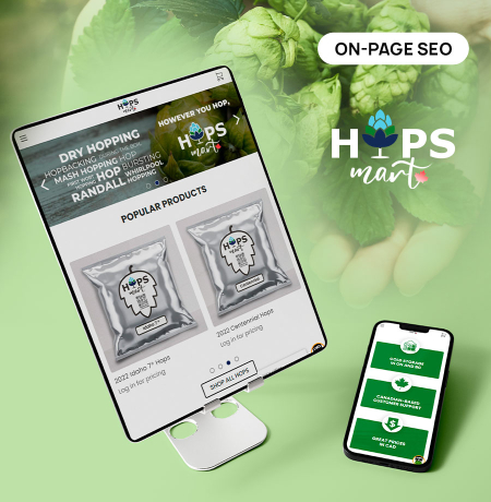 on-page seo for hop pellets supplier