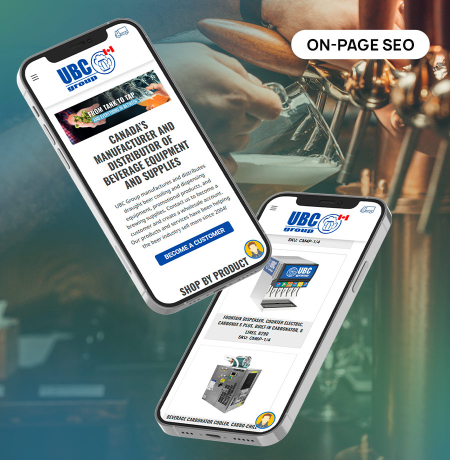 on-page SEO for draft beer equipment manufacturer and supplier