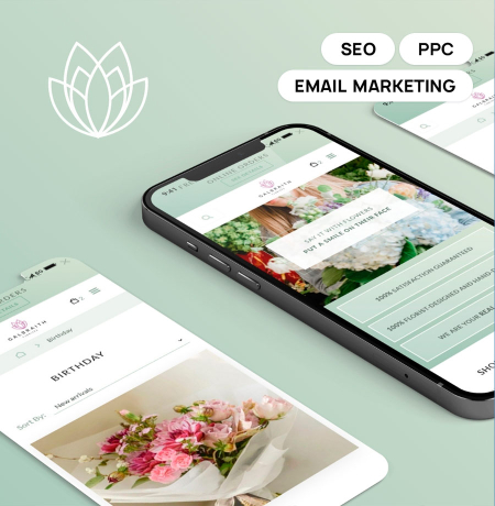 Flowers delivery website development