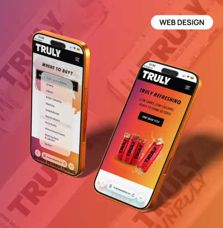 Custom promotional website for a Moosehead partner brand